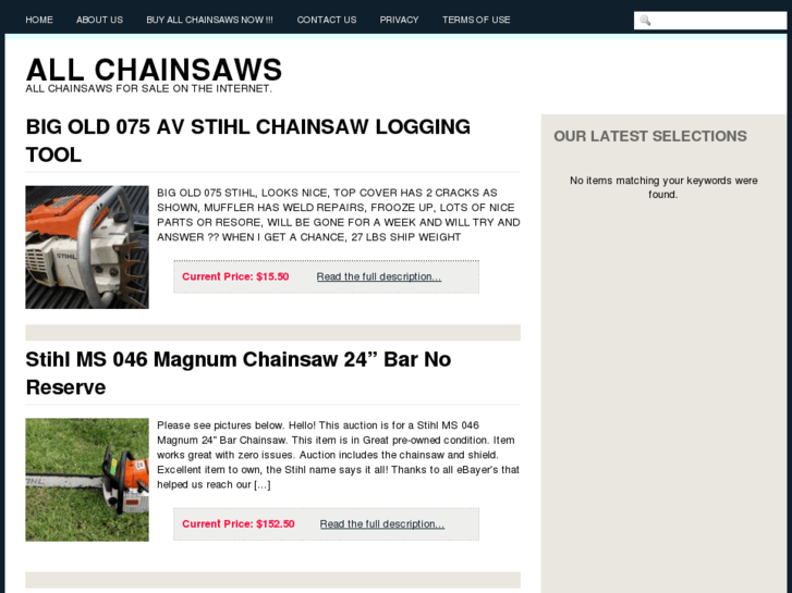 www.allchainsaws.com