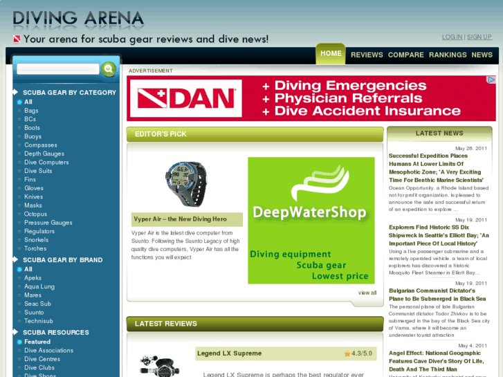 www.divingarena.com