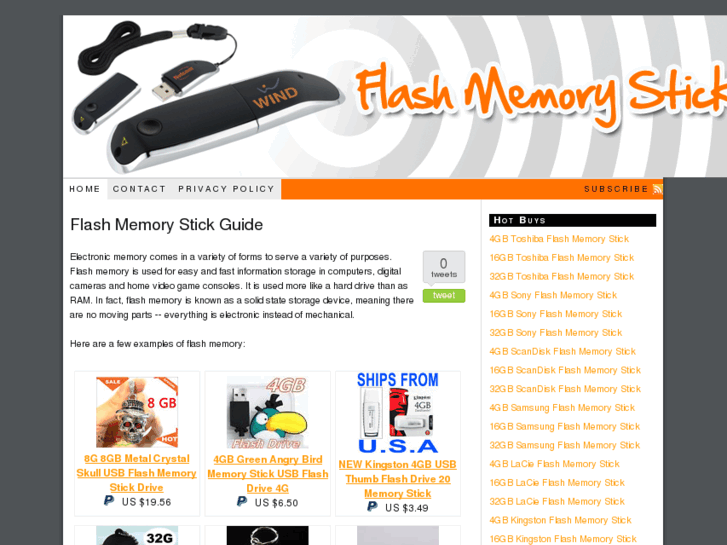 www.flashmemorystick.net