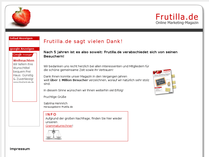 www.frutilla.de