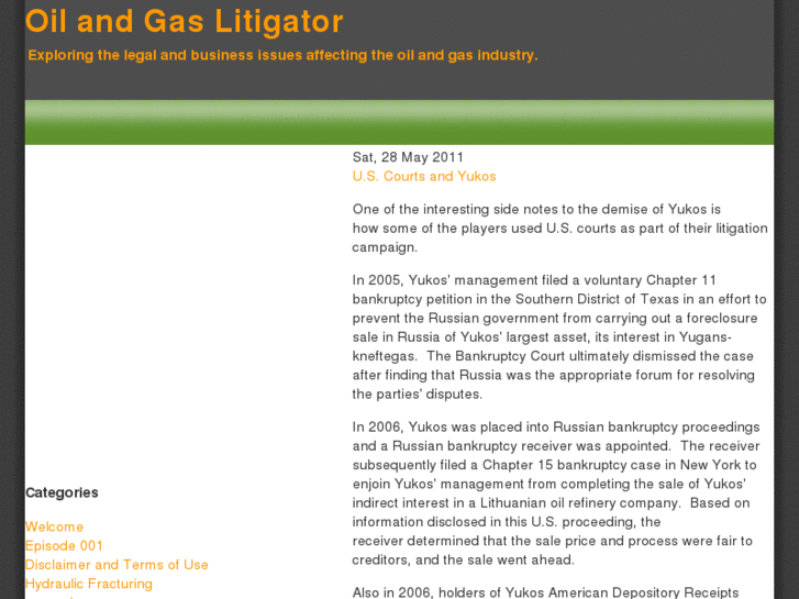 www.oilandgaslitigator.com