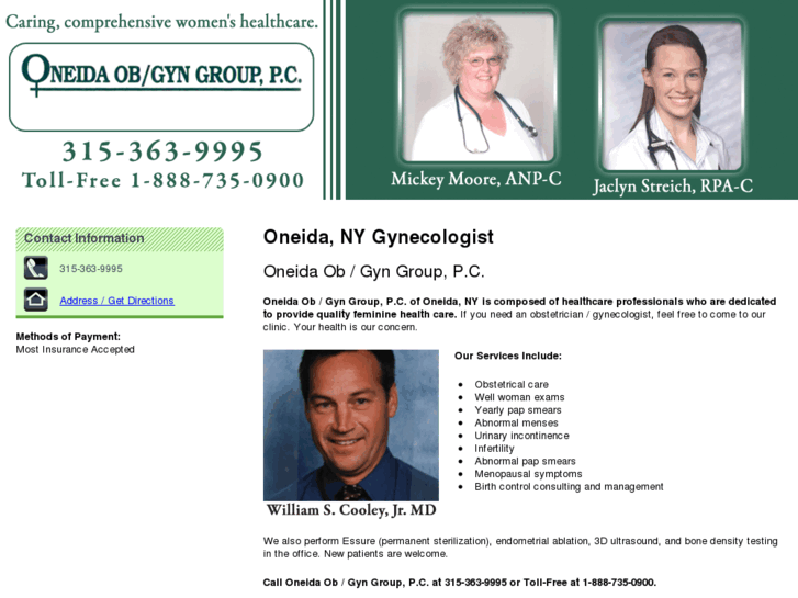 www.oneidaobgyngrouppc.com