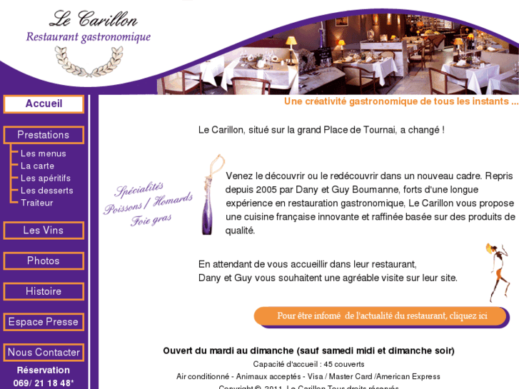 www.restaurant-lecarillon.com