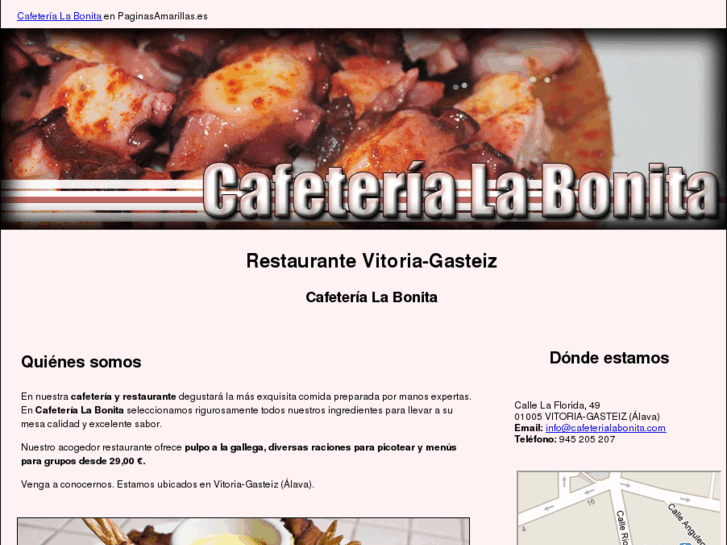 www.cafeterialabonita.com