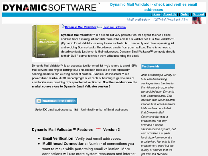 www.dynamicmailvalidator.com