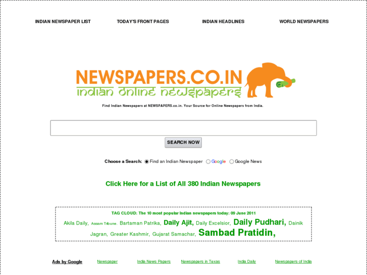 www.newspapers.co.in