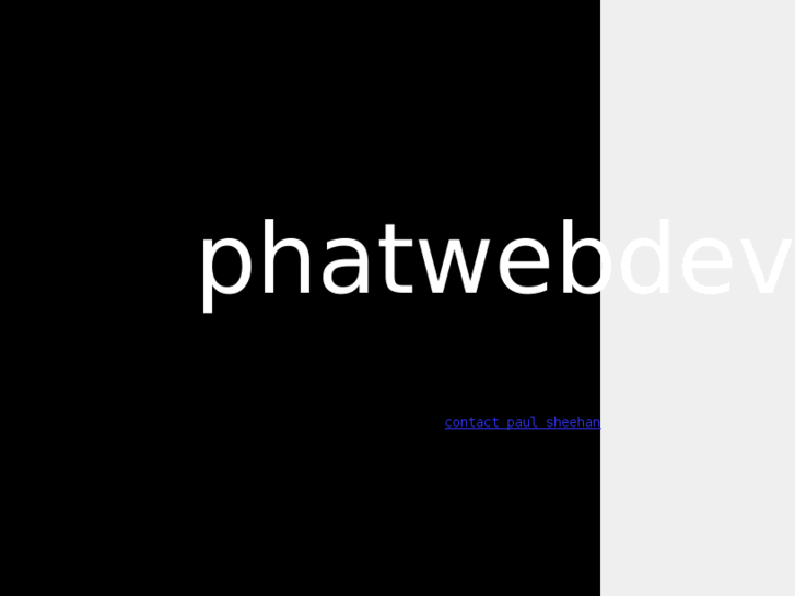 www.phatwebdev.com