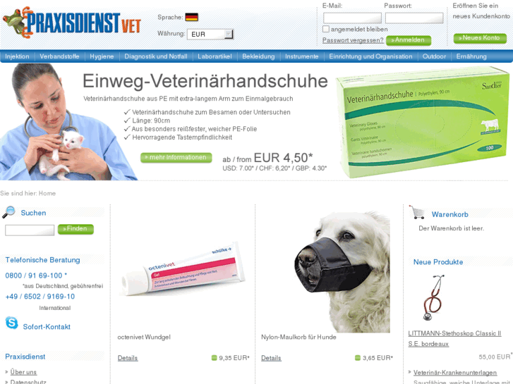 www.praxisdienst-vet.de