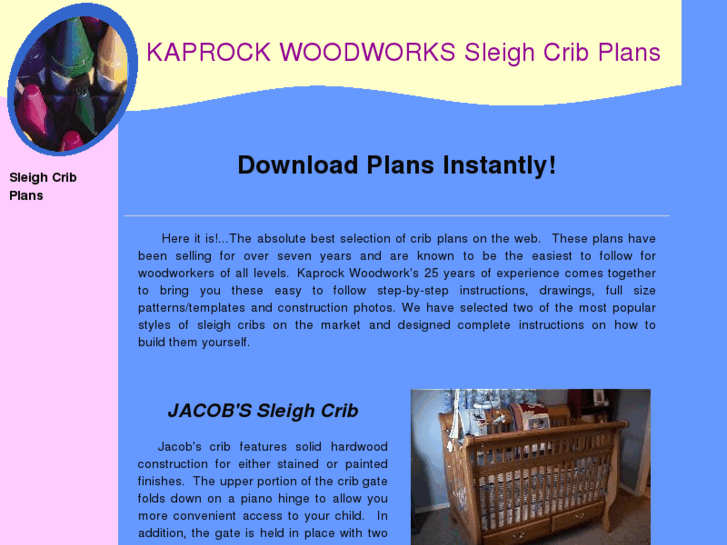 www.sleighcribplans.com