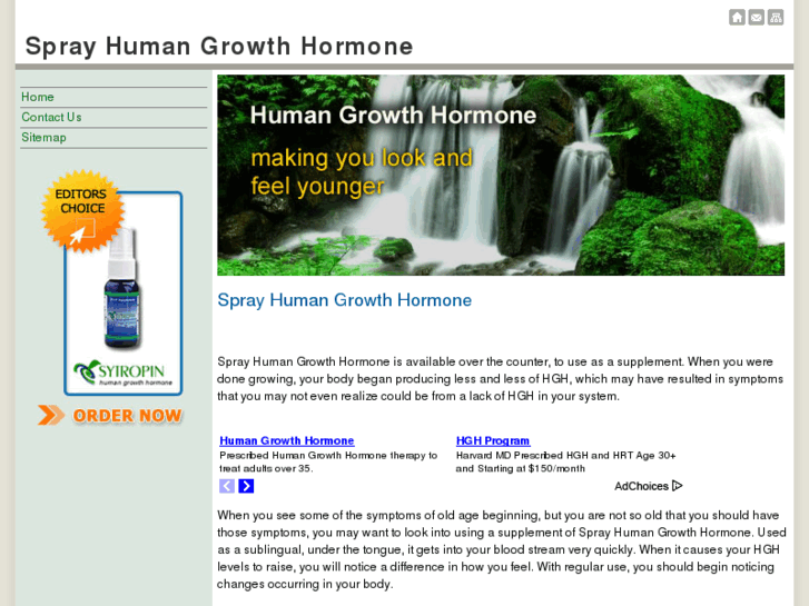 www.sprayhumangrowthhormone.com