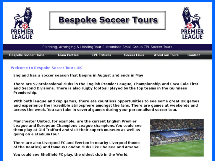 www.bespokesoccertours.com