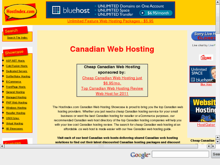 www.canadianwebhost.org