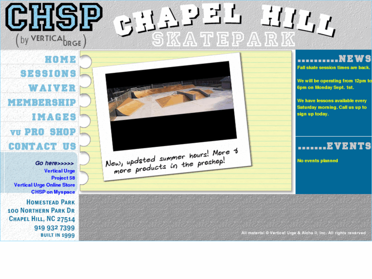 www.chapelhillskatepark.com