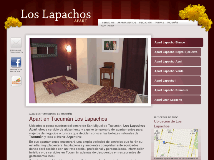 www.loslapachosapart.com.ar