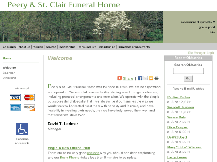 www.peerystclairfuneralhome.com