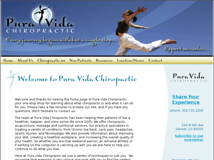 www.puravidachiropractic.com