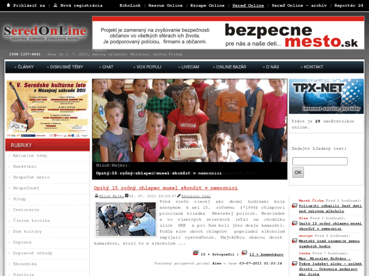 www.seredonline.sk