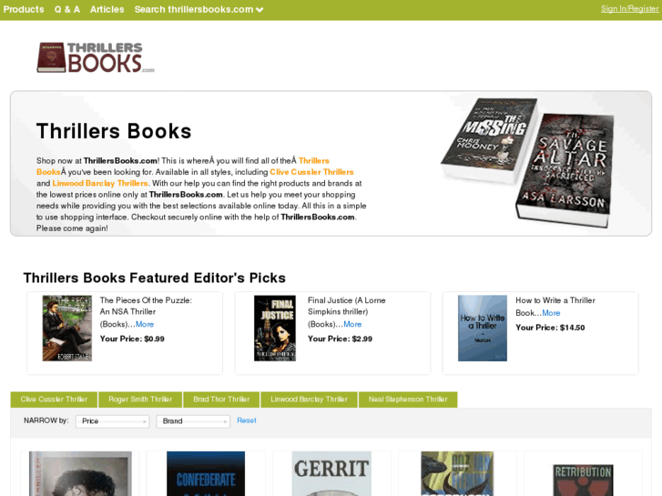 www.thrillersbooks.com