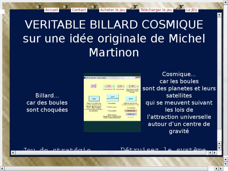 www.billardcosmique.net