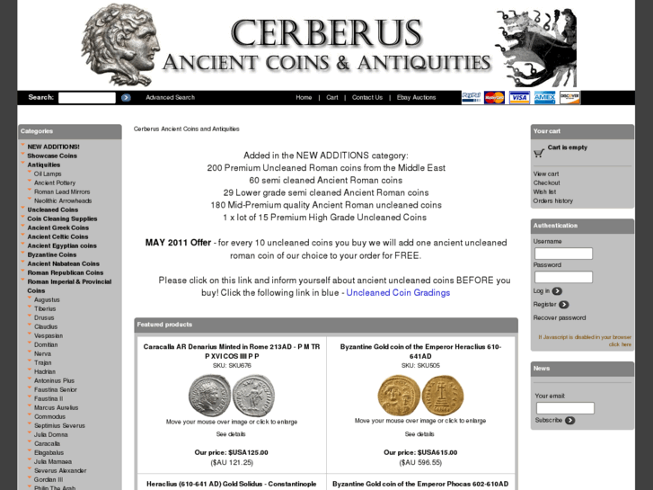 www.cerberuscoins.com