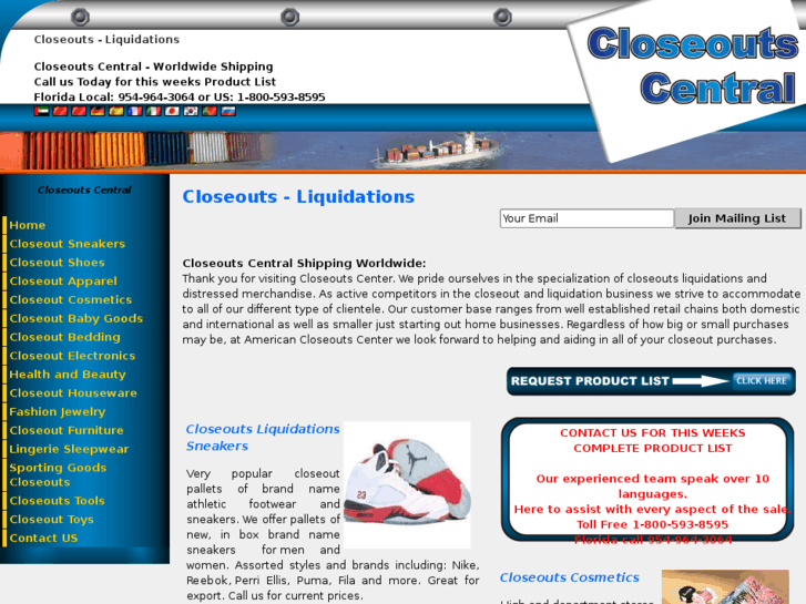 www.closeouts-central.com