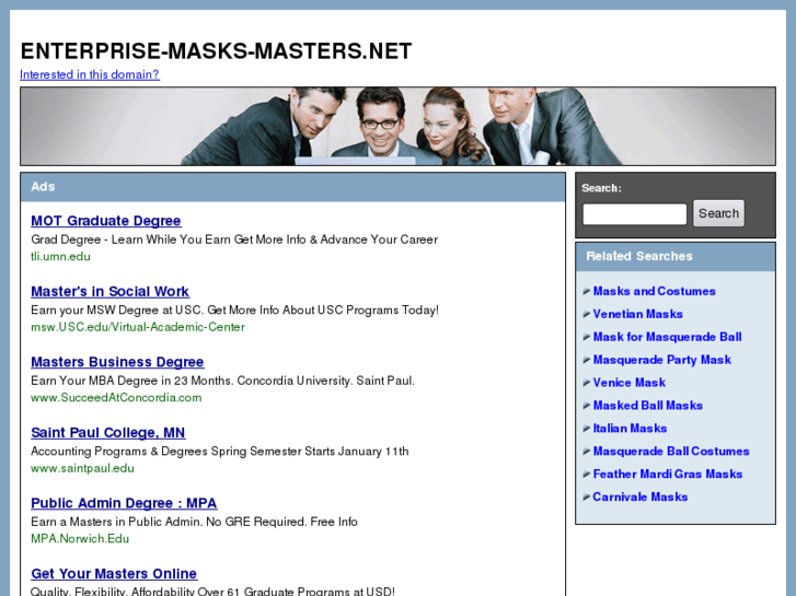 www.enterprise-masks-masters.net