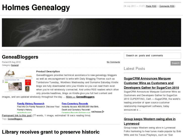 www.holmesgenealogy.com