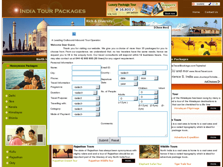 www.tour-packages.net