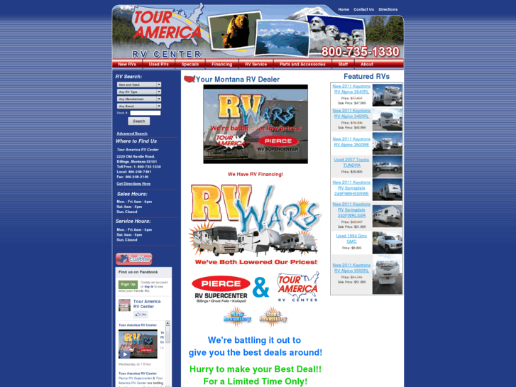 www.touramericarv.com