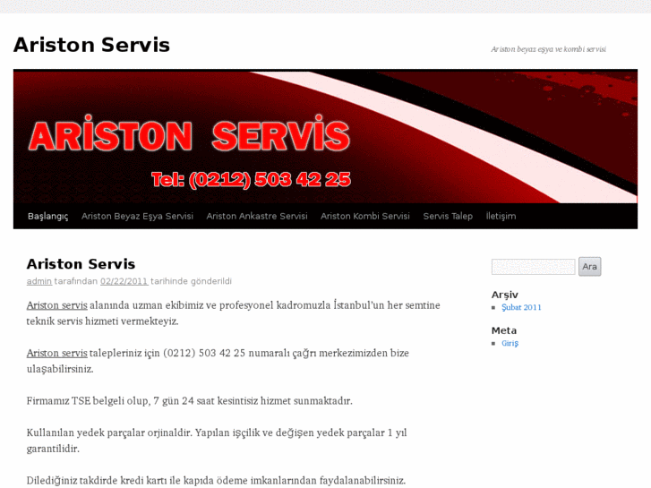 www.aristonservis.biz