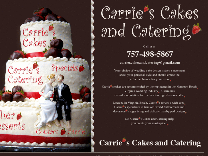 www.carriescakesandcatering.com