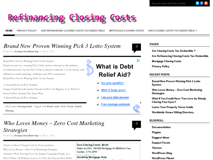 www.closingcostsrefinancing.com