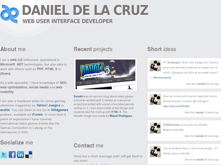 www.danidelacruz.es