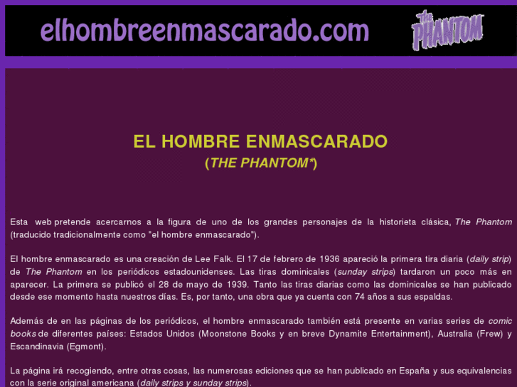 www.elhombreenmascarado.com