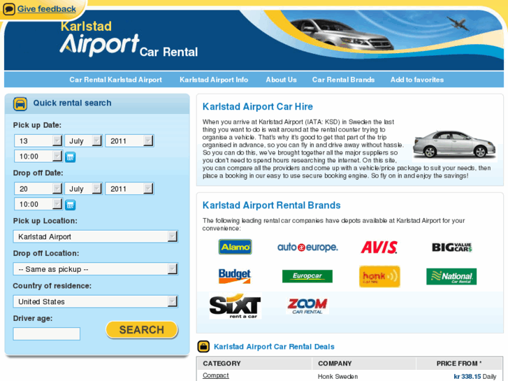 www.karlstadairportcarhire.com