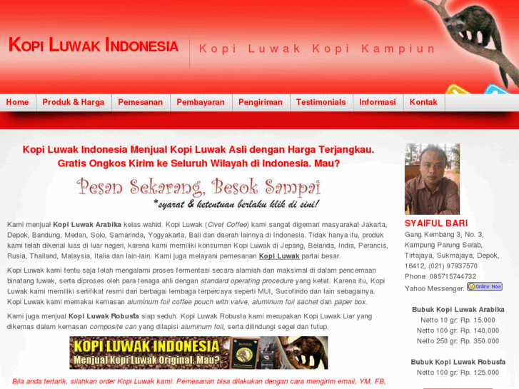 www.kopiluwakindonesia.org