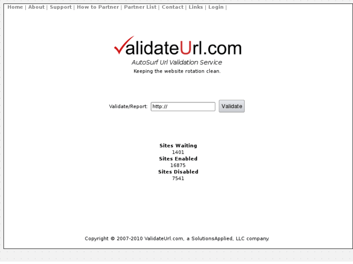 www.validateurl.com