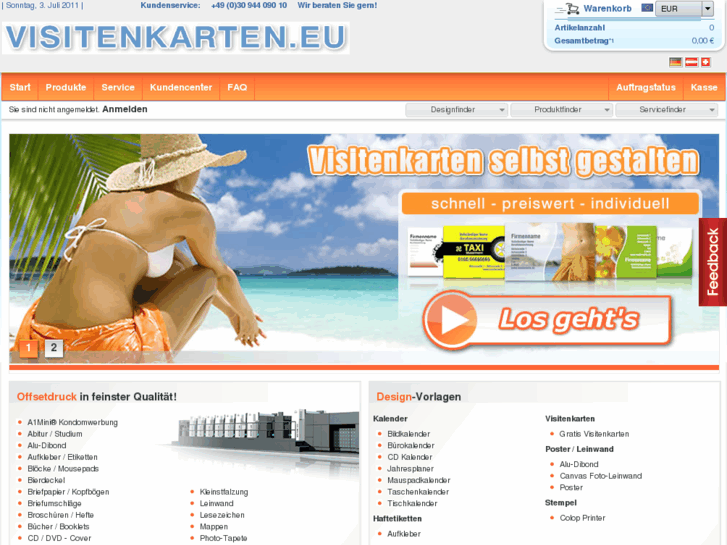 www.visitenkarten.eu