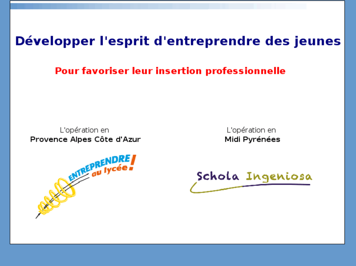 www.entreprendre-au-lycee.org