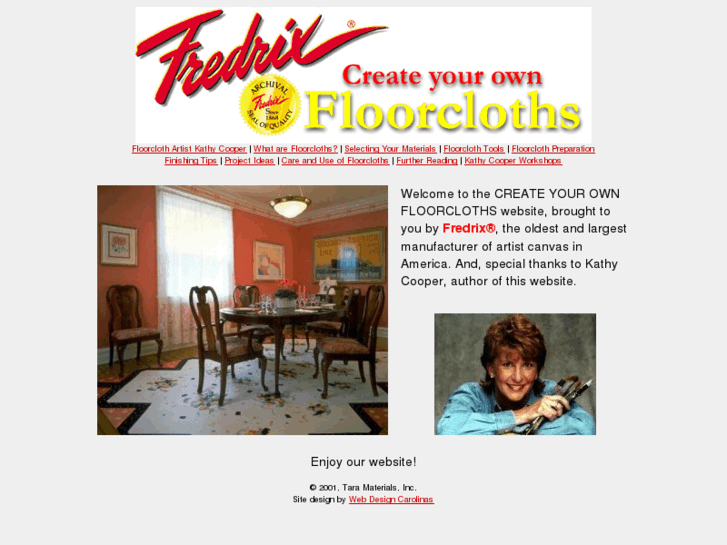 www.fredrixfloorcloths.com