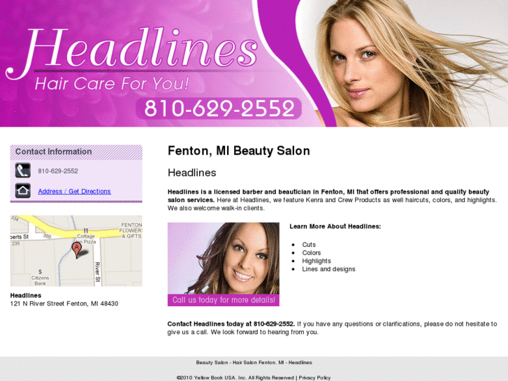 www.headlineshaircare.com