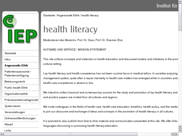 www.health-literacy.org