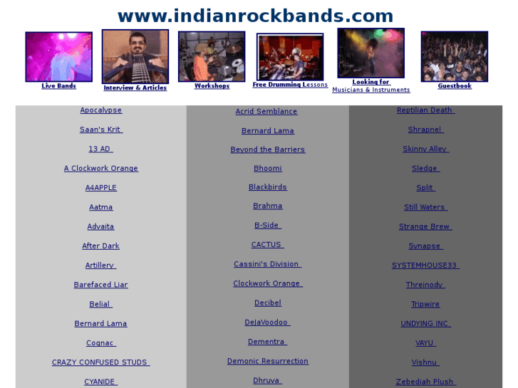 www.indianrockbands.com