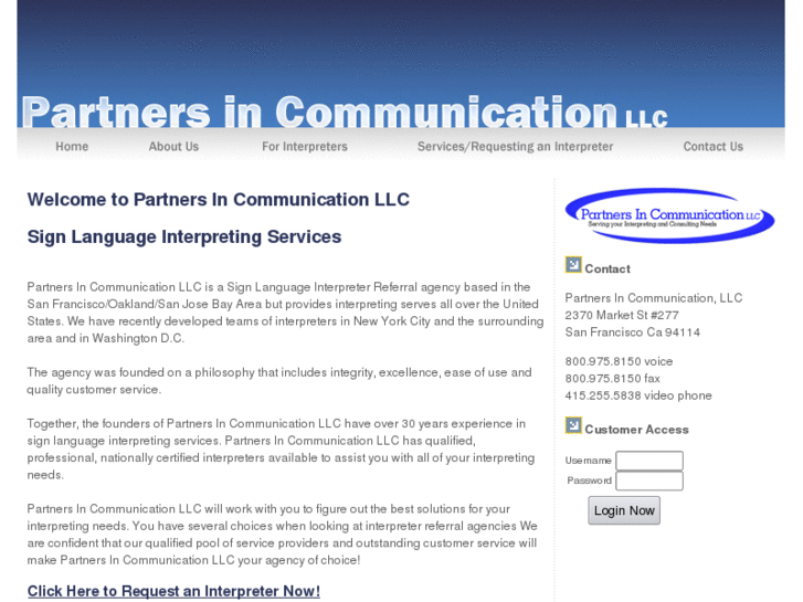 www.partnersincommunicationllc.com