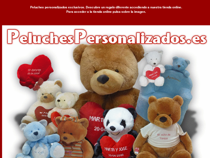 www.peluchespersonalizados.es