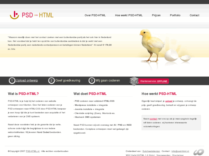 www.psd-html.nl