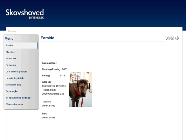 www.skovshoved-dyreklinik.dk