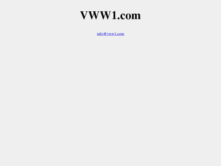 www.vww1.com