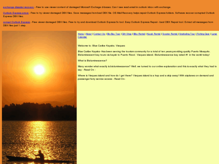 www.bluecaribekayaks.com
