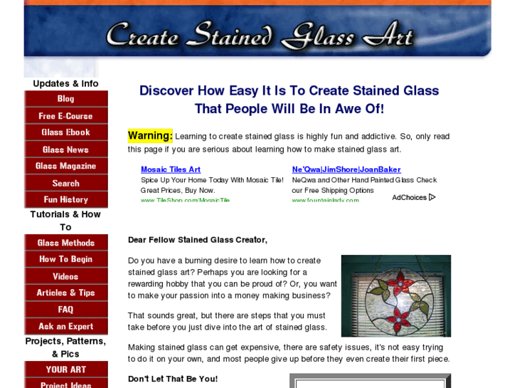 www.createstainedglass.com